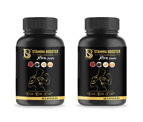 Stamina Booster Triple Power Capsule Xtra Josh Pack of 2 | Ayurvedic medicine to boost strength and stamina