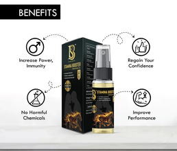 Stamina Booster Spray Oil Benefits